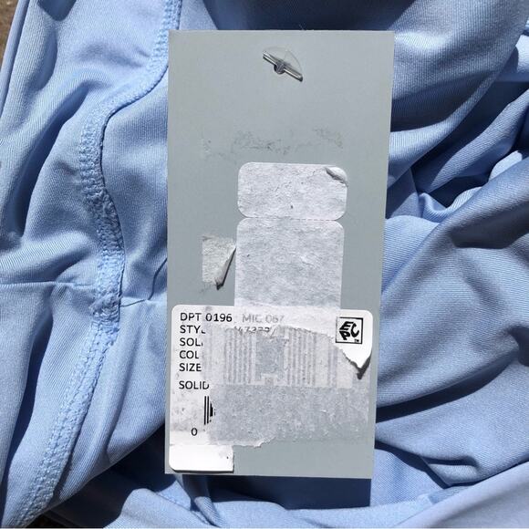 Antonio Melani NWT Sky Blue High Waist Full Coverage Bikini Bottoms Extra Large - Picture 10 of 11